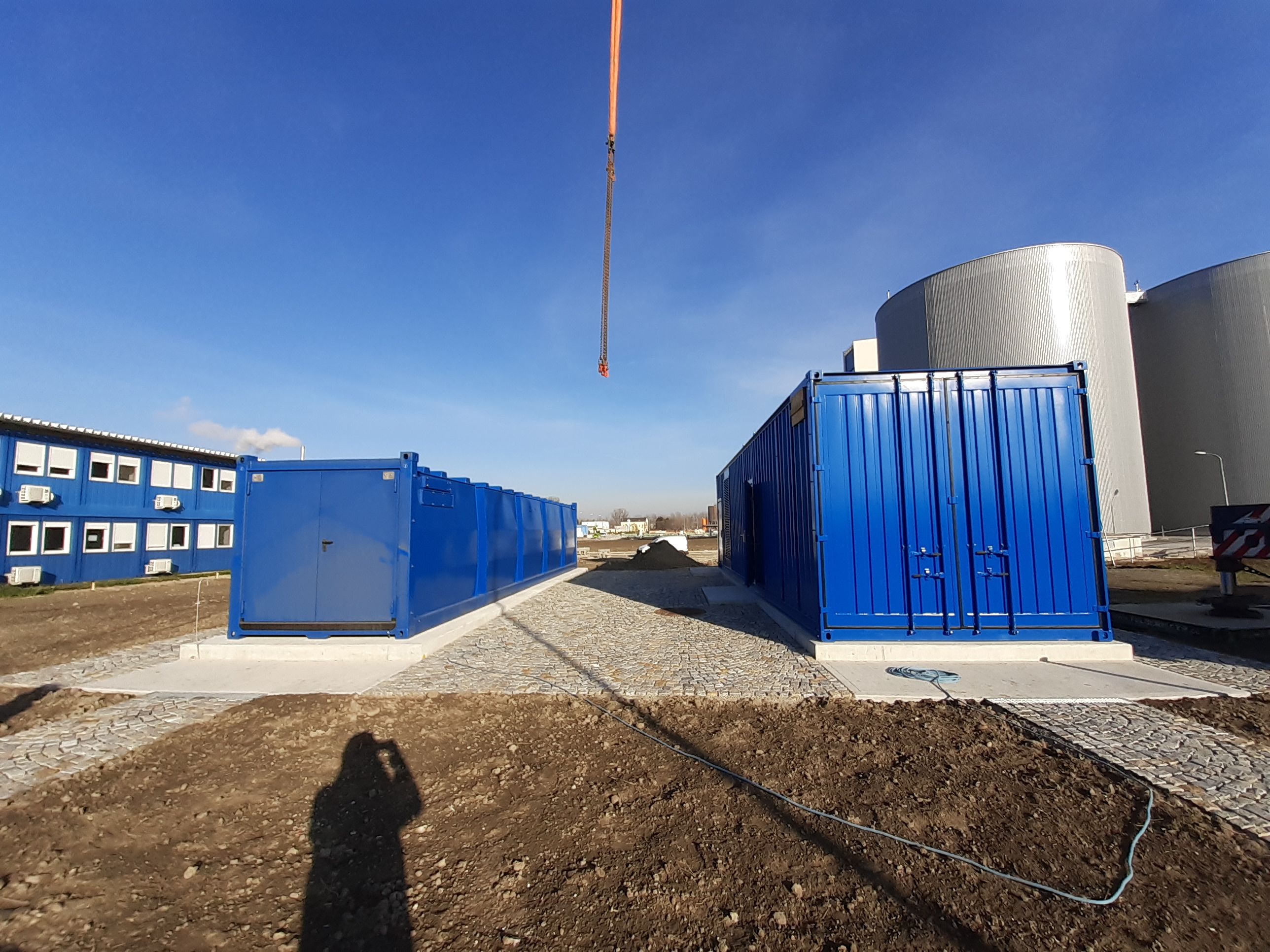 EBS Wien - 1250 kVA Container-Netzersatzanlage